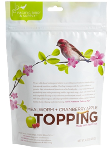 Mealworm + Cranberry Apple Topping (4.41oz) - Click Image to Close